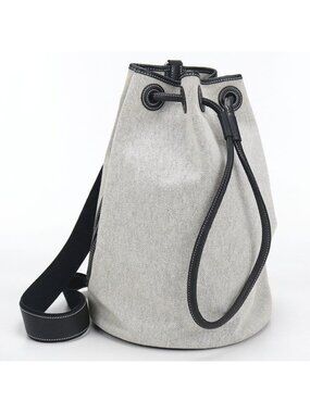 Hermes Sac Marine Receiver MM Shoulder Bag Toile Ash
